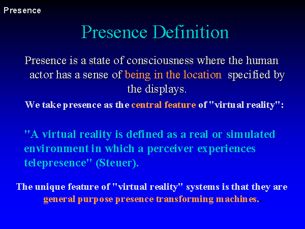 presence-definition