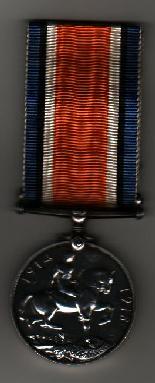 Captain B. J. Seeley 1914 1918 British War Medal
