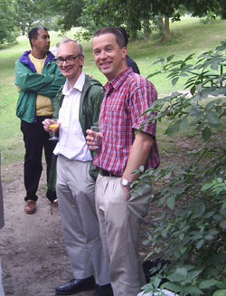 Bill and Ulrich in Wivenhoe Park