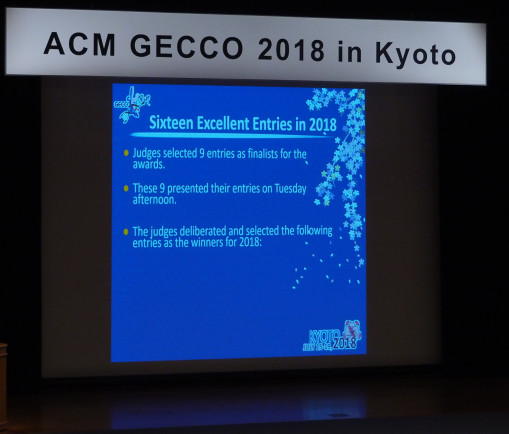 ACM GECCO 2018 in Kyoto
