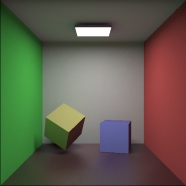 Modified Phong material on floor