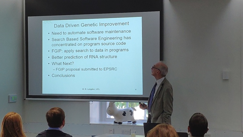 data driven genetic improvment rnafold epsrc sbse