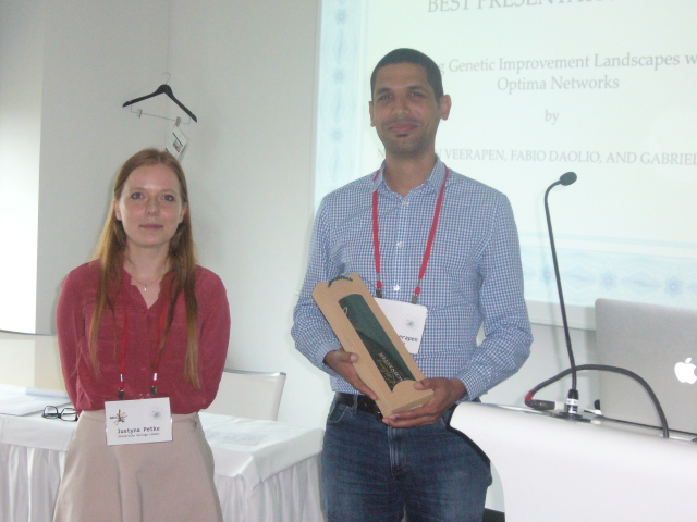 Modelling Genetic Improvement Landscapes with Local Optima Networks Nada Veerapen and Fabio Daolio and Gabriela Ochoa