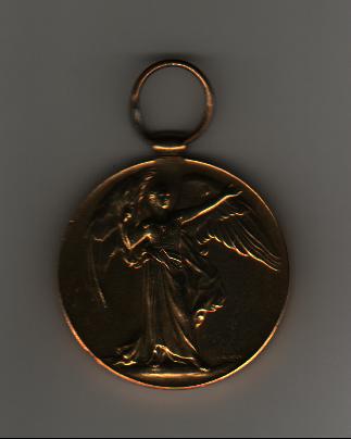Lieutenant B. J. Seeley 1918 Victory Medal
