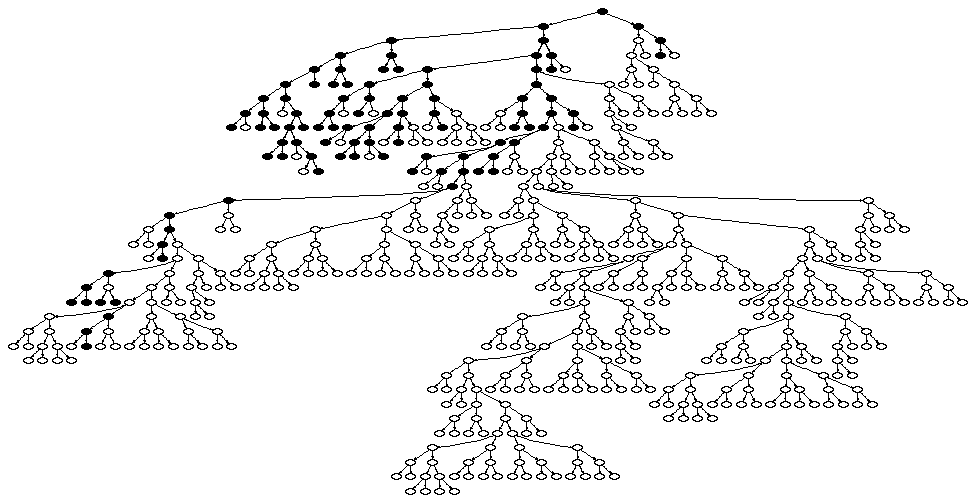 Important nodes in best program at end of first Protein prediction run