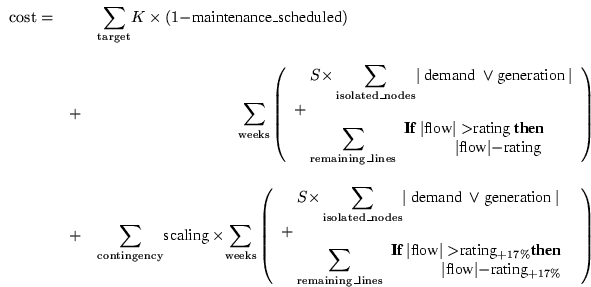 \begin{displaymath}
\begin{array}{llr}
{\rm cost} = &&\multicolumn{1}{l}{{ \disp...
... - $rating$_{+17\%}
\end{array}\end{array}\right )
\end{array}\end{displaymath}